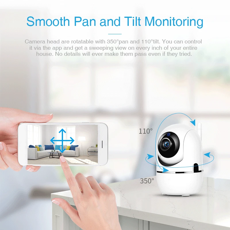 original ycc365 1080p cloud hd ip camera wifi auto tracking camera baby monitor night vision security home surveillance camera free global shipping