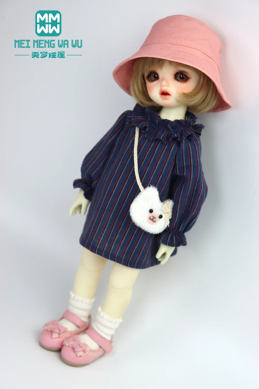 Подходит для 30 см 1/6 BJD YOSD аксессуары кукол модное ретро платье в полоску юбка