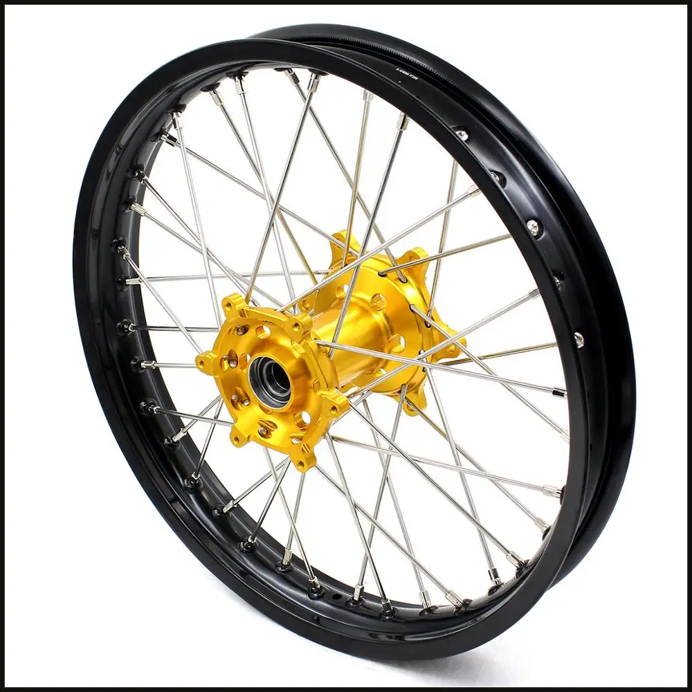 Комплект колес для мотоцикла 21/18 YAMAHA YZ125 YZ250 1999-2021 YZ250F 2001-2021 YZ450F 2003-2021 GOLD HUB |