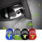 4 шт. алюминиевый сплав для Tesl Model 3 X S, сердечник клапана колеса автомобильной шины, пылезащитное колесо, модель 3 X S