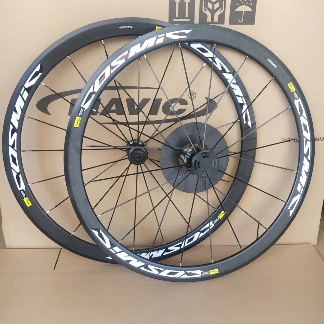 Verkaufen Ultraleicht Rennrad V Bremsscheibe Bremse Räder S700c Cosmic Elite 40mm Aluminium Legierung Fahrrad Laufradsatz Felgen