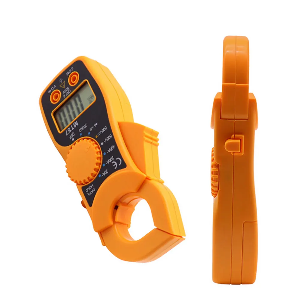 

MT87 Mini Digital Clamp Meters AC/DC Voltage AC Current 600v True RMS Multimeter Capacitance Electrical Megger Tester New
