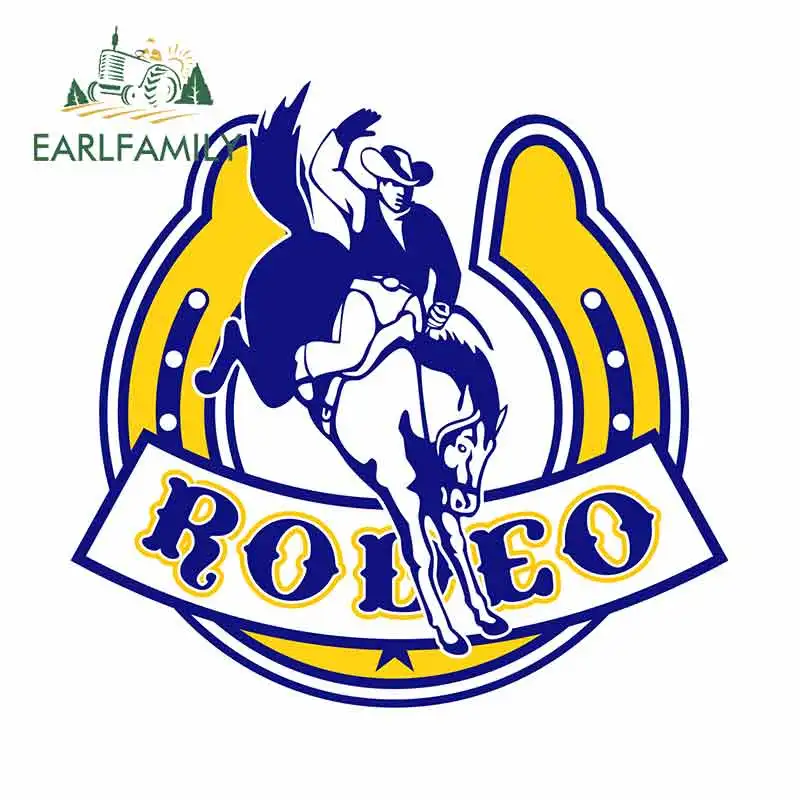 EARLFAMILY 13 см x 12 4 для Родео ковбой Bucking Bronco подковка индивидуальная автомобильная