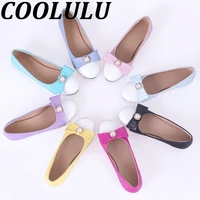 coolulu 2021 women flats shoes mix color all match ballet flats ladies shoes springautumn casual women bow flats shoes