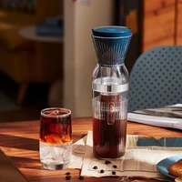 wireless cold brew teapot mini flower teapot cold brew coffee machine portable cold brew cup for home and outside
