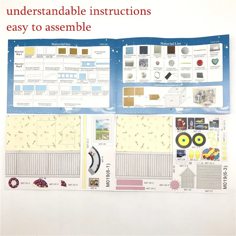 

doll house villa kitchen swimming pool diy dollhouse kit furnitures kids miniature wooden house toy salon de jardin