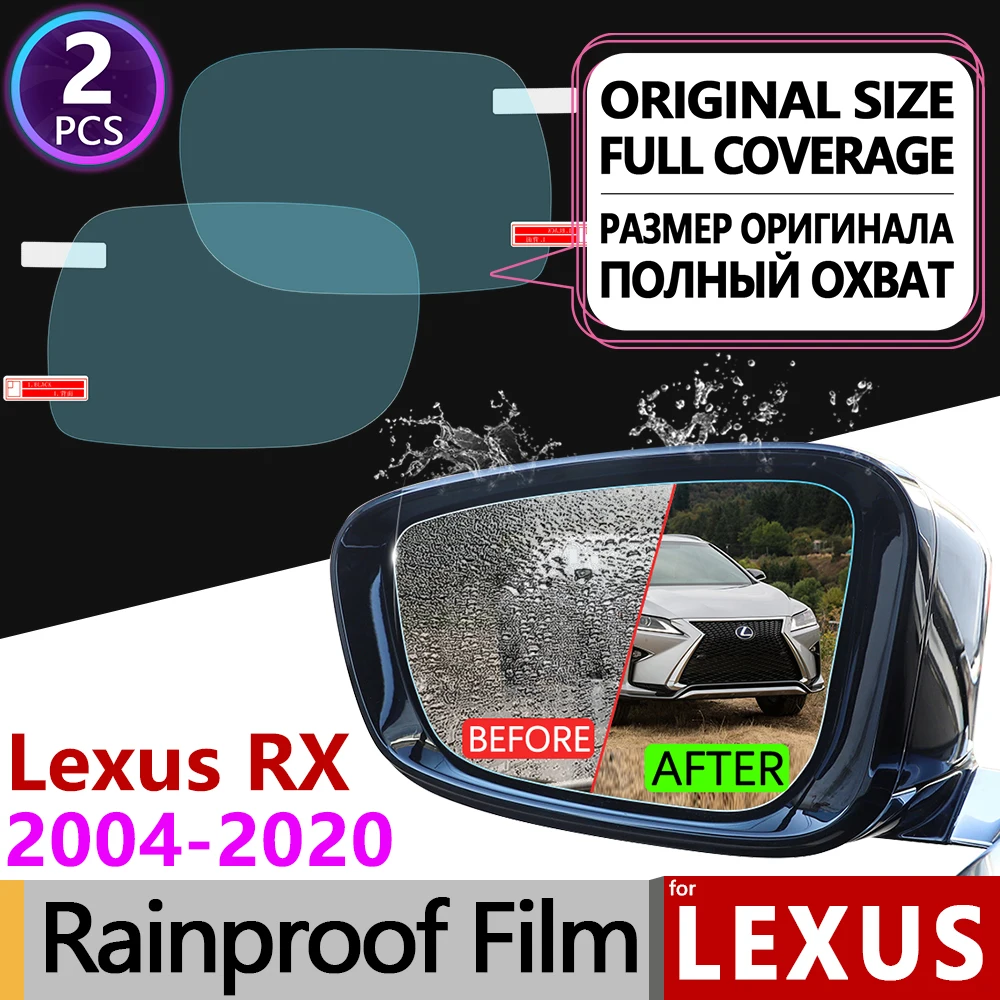 Для Lexus RX 2004- RX300 RX330 RX350 RX270 RX200t RX450h 350 полное покрытие противотуманные пленки зеркало заднего вида непромокаемые аксессуары