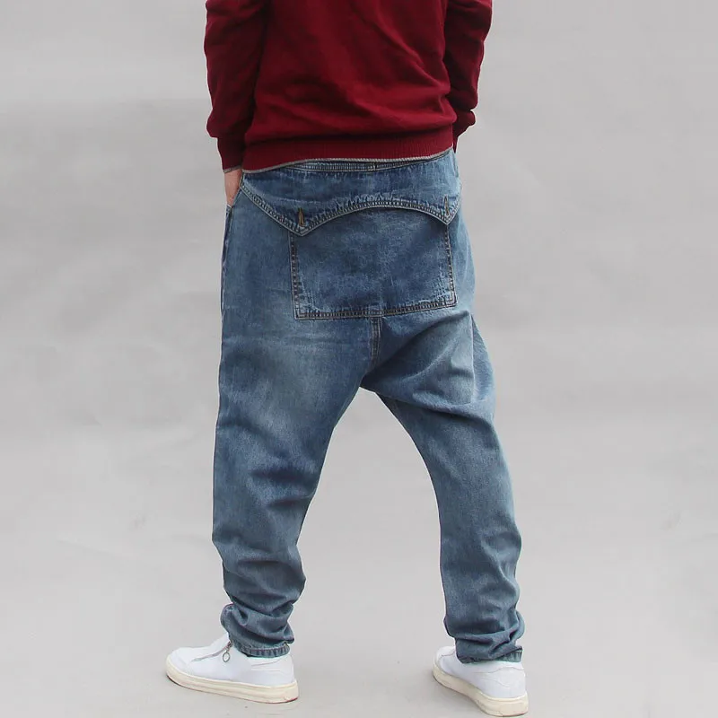 Джинсы мужские 2020 новые уличные трендовые брюки с низким вырезом на пуговицах