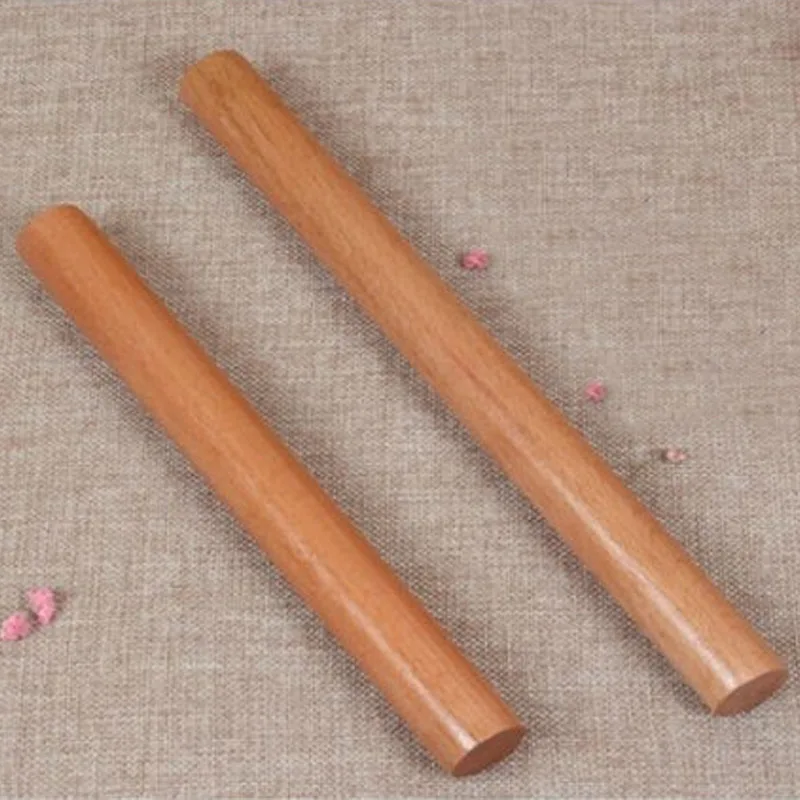 

Solid Natural Wood Cooking Tools 4 Size Fondant Cake Decoration Rollers Dough Roller Kitchen Accessories Rolling Pin Portable