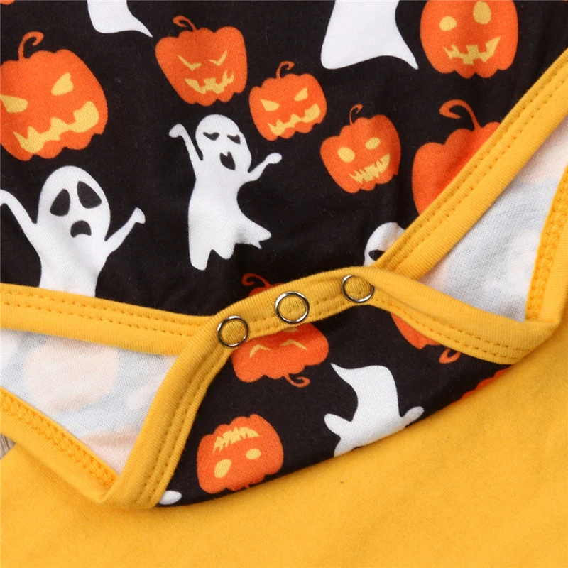 2019 Halloween Clothes Set Infant Newborn Baby Boys Girls Tops Romper Pants Bib 3PCS Outfits fall Winter | Детская одежда и обувь
