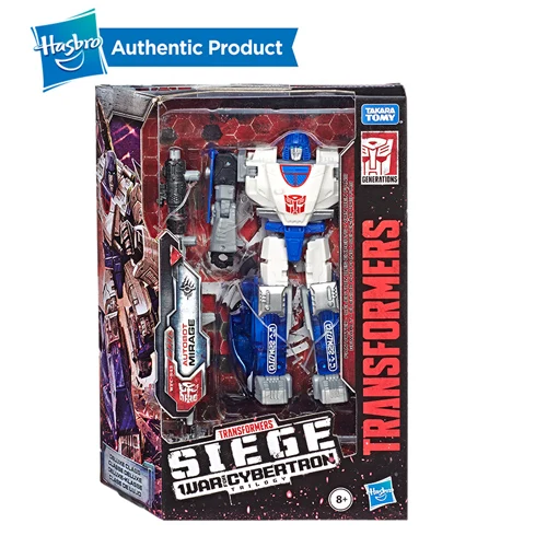 Mirage Hasbro Трансформеры игрушки поколения войны для Cybertron осада Делюкс Спрингер S36 WFC-S37 брунт Weaponizer гончий и красный сигнал тревоги - Цвет: Mirage