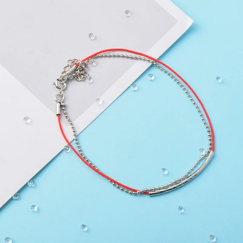 Kpop Bangtan Boys Bracelet V Same Red String Bead Chain Couple Gift Accessories Men and Women | Украшения и аксессуары