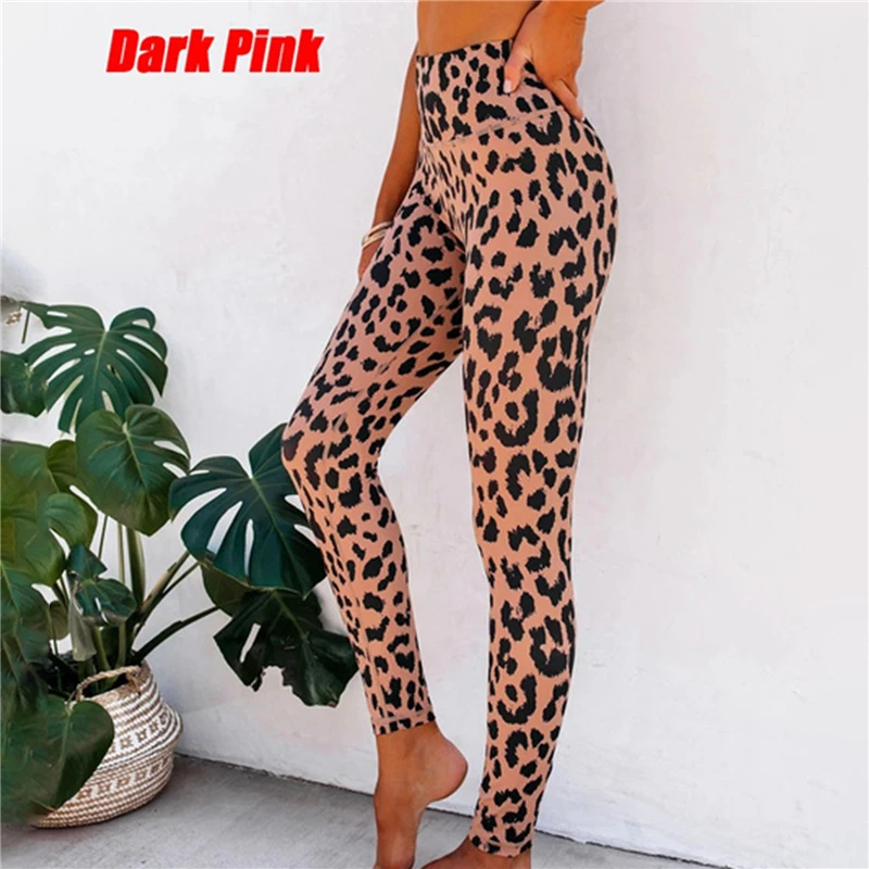 

Leopard Yoga Elastic Animal Skin Sports Leggings Winter sexy Warm Women Pants Gym Sportswear Leggings