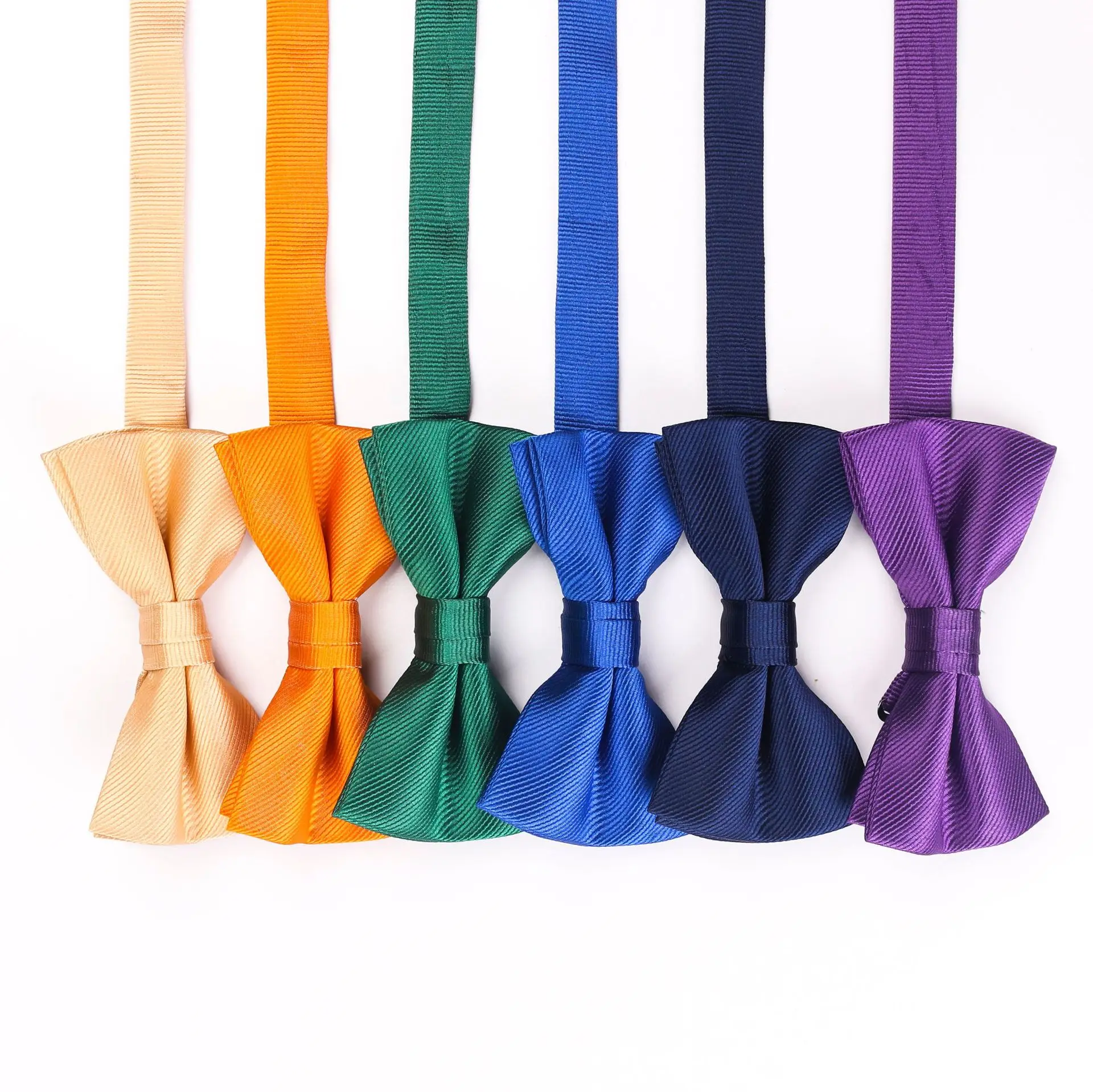 Linbaiway однотонный галстук-бабочка для мужских костюмов тканый полиэфирный