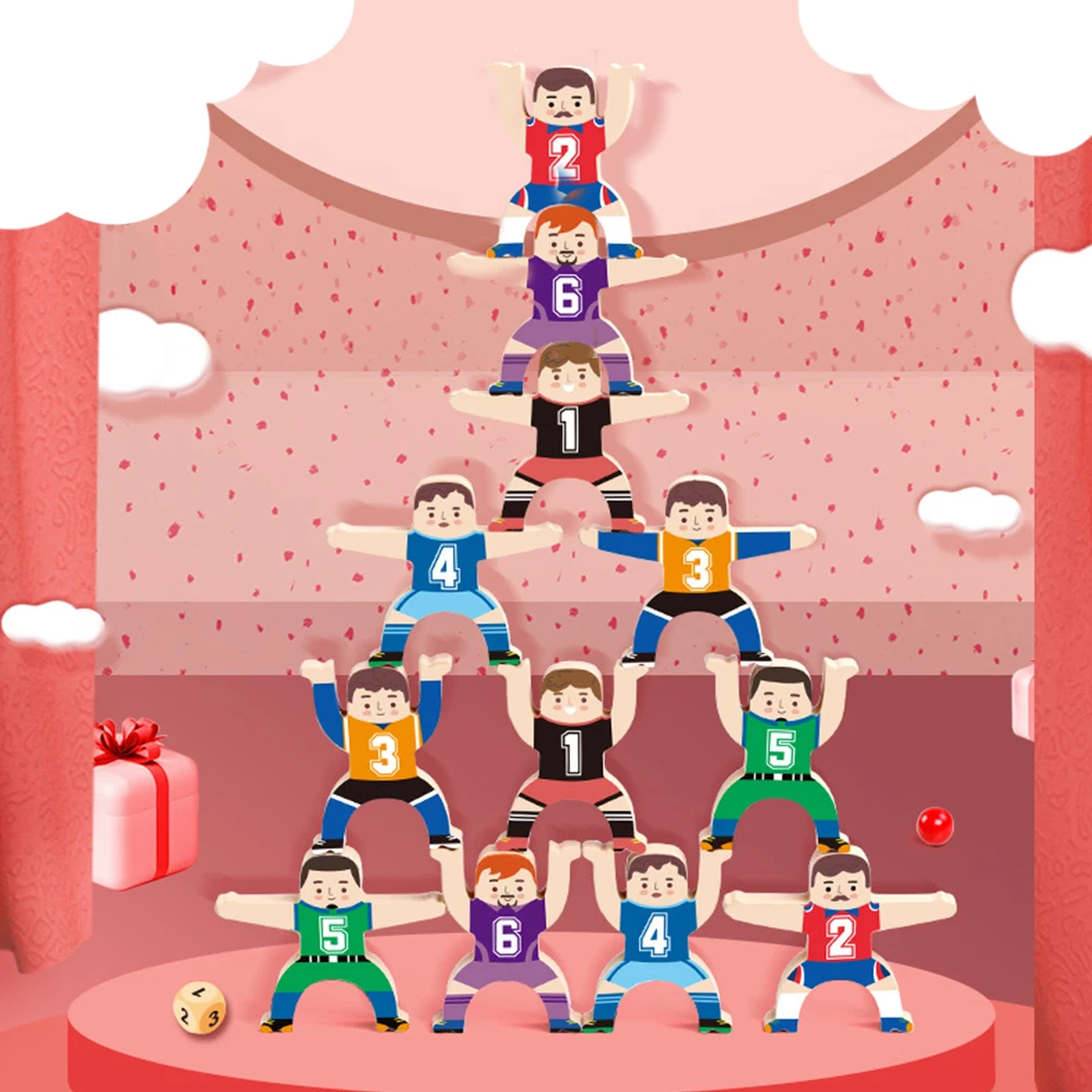 

Children's Character Balance Building Blocks Parent Child Interactive Board Game Toys Puzzle Toy Hercules Stacked High