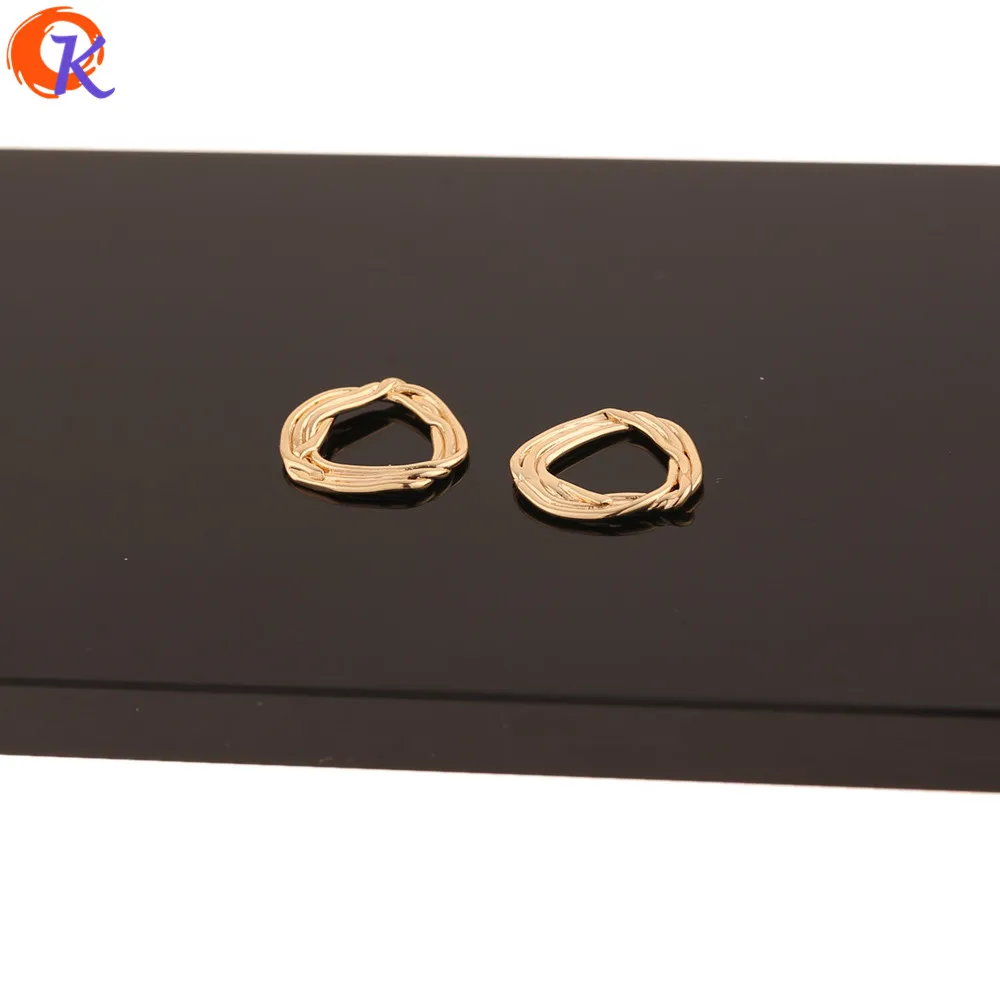 

Cordial Design 50Pcs 15*15MM Jewelry Accessories/Earrings Connectors/Genuine Gold Plating/Hand Made/DIY Making/Earring Findings