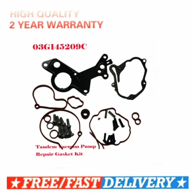Комплект прокладок для вакуумного насоса тандем 03G145209C Audi A3 A4 A6 Seat VW Skoda 2.0TDI