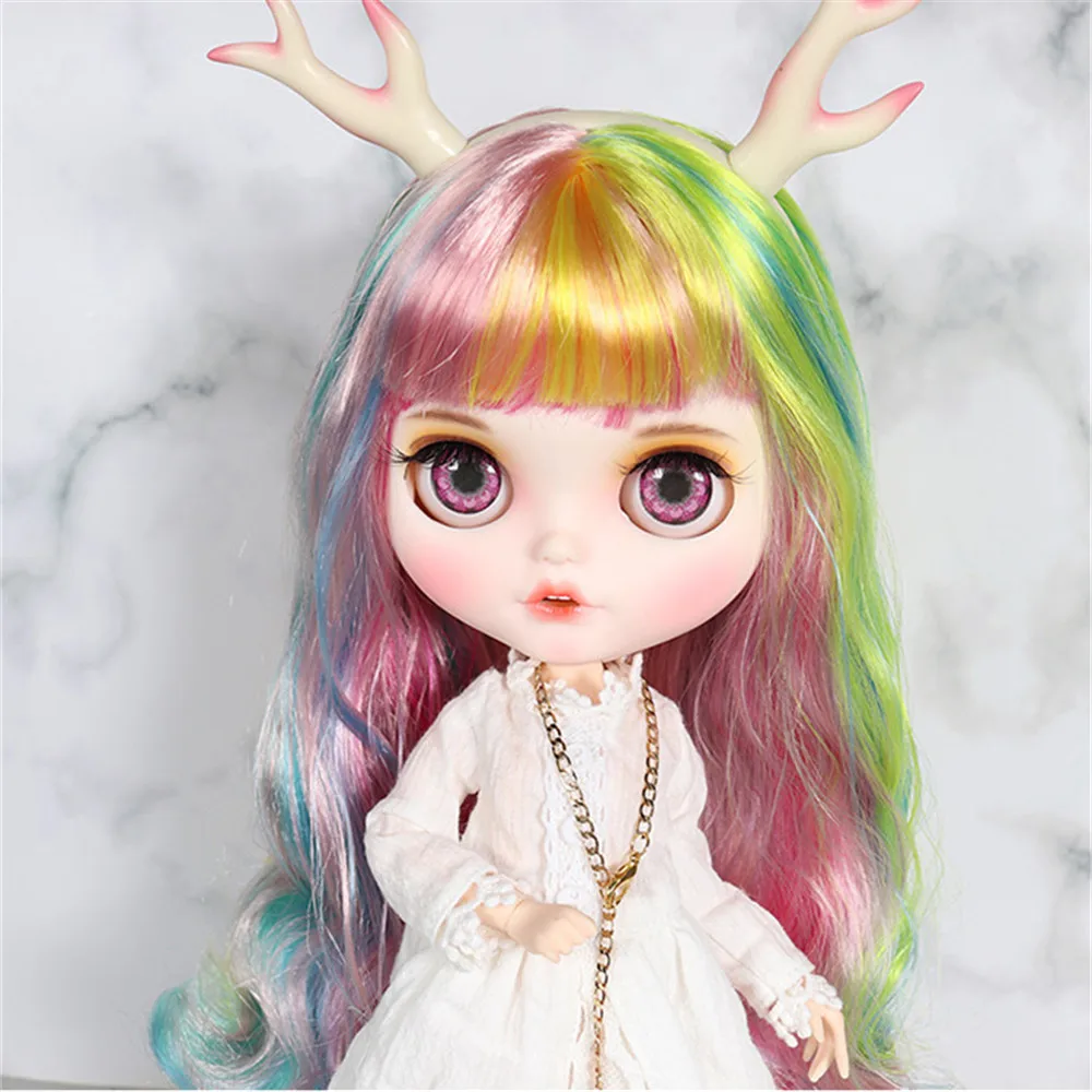 Кукла Blyth ледяная DBS белая кожа резные губы матовая индивидуальный дизайн лицо