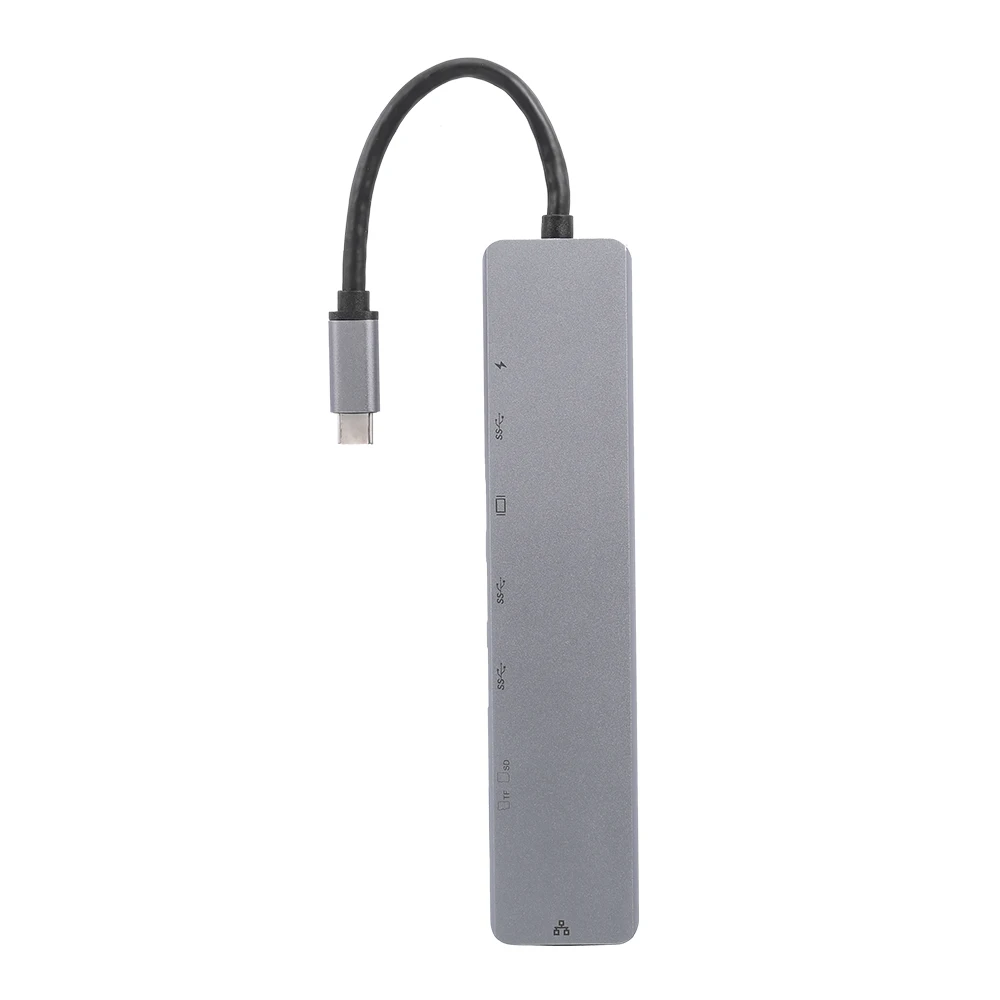 Док-станция для ноутбука 8-в-1 USB * 2 + HDTV Type-C SD TF RJ45 87 Вт | Компьютеры и офис