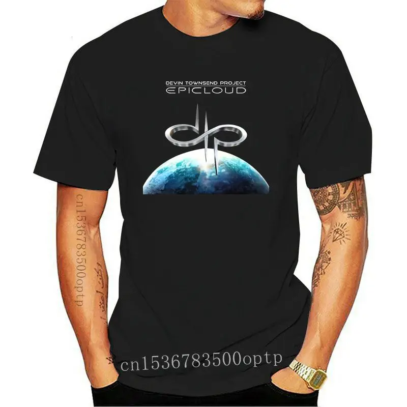 

New Men Comfortable Shirt Logo of Devin Townsend Project Epicloud Round Neck Short Sleeve Shirts