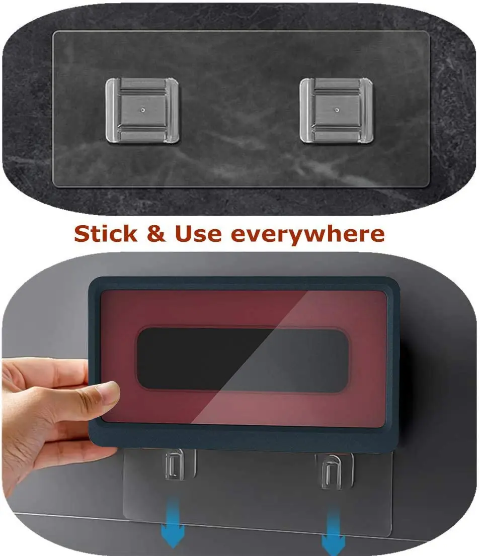 Водонепроницаемый противотуманный чехол для ванной комнаты настенный держатель