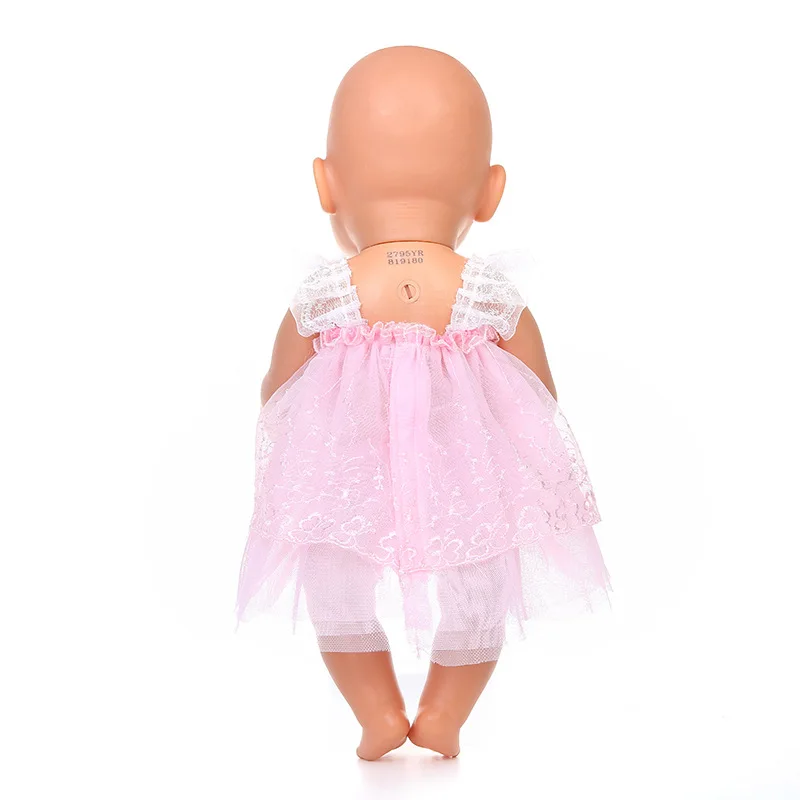 Новинка 4 стиля кружевное платье для 43 см куклы лучший подарок на день рождения