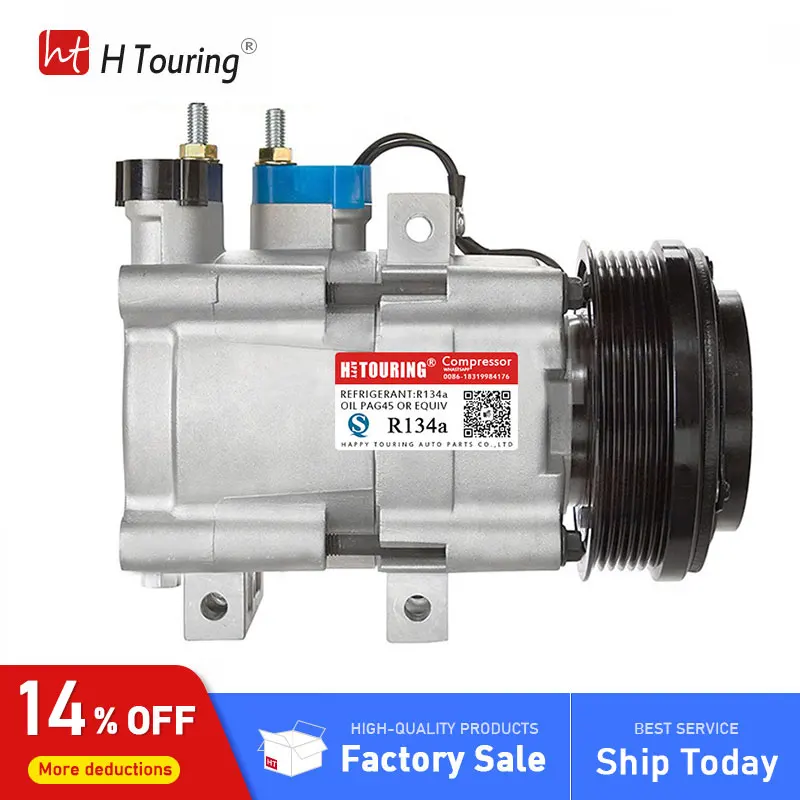

FS18 FS-18 Car AC Compressor For Ford Mustang/E-150/E-250/E-350/E-450/F-450/F-350 8R3Z19703B 7R3Z19703A CC2Z19703D CO 11113C
