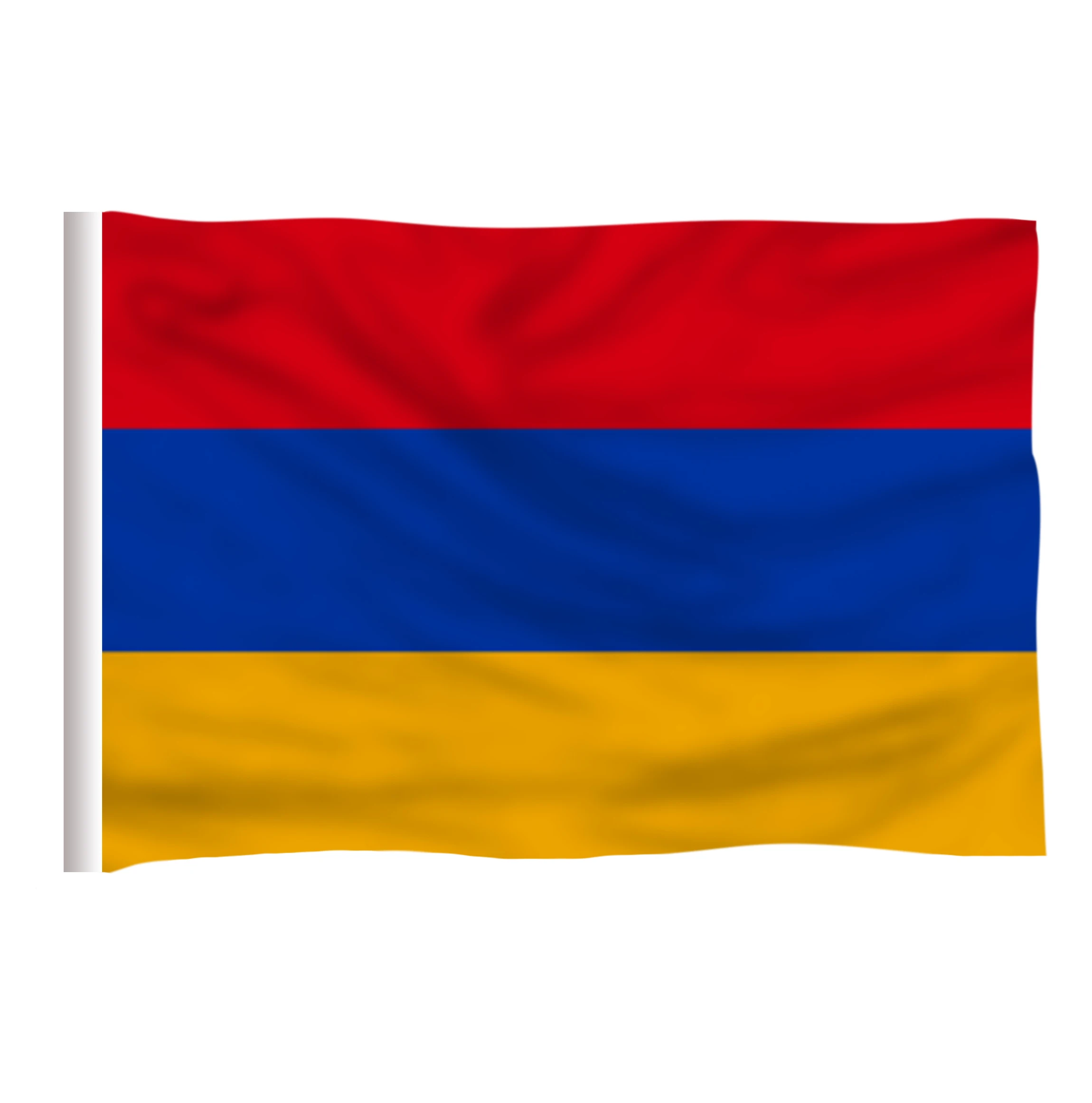 DFLIVE Armenia Country Flag 3x5 FT Printed Polyester Fly 90x150 CM Armenian AM National Banner | Flags