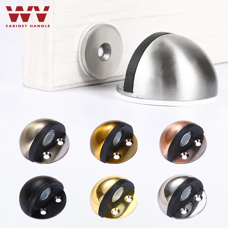 WV не пробивая резиновый дверной стопор стикер скрытый держатель напольный