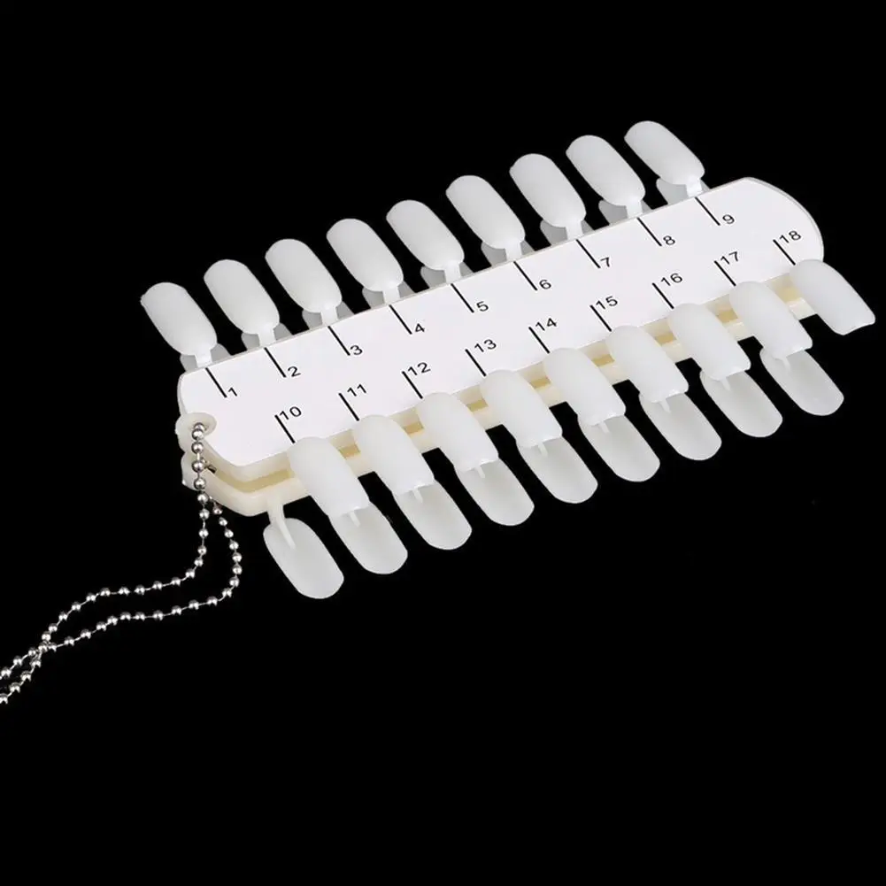 

1PC 36 Colors Nail Polish Color Palette Display Chart UV Beaded Art Tips GEL Chain Nail D3U4