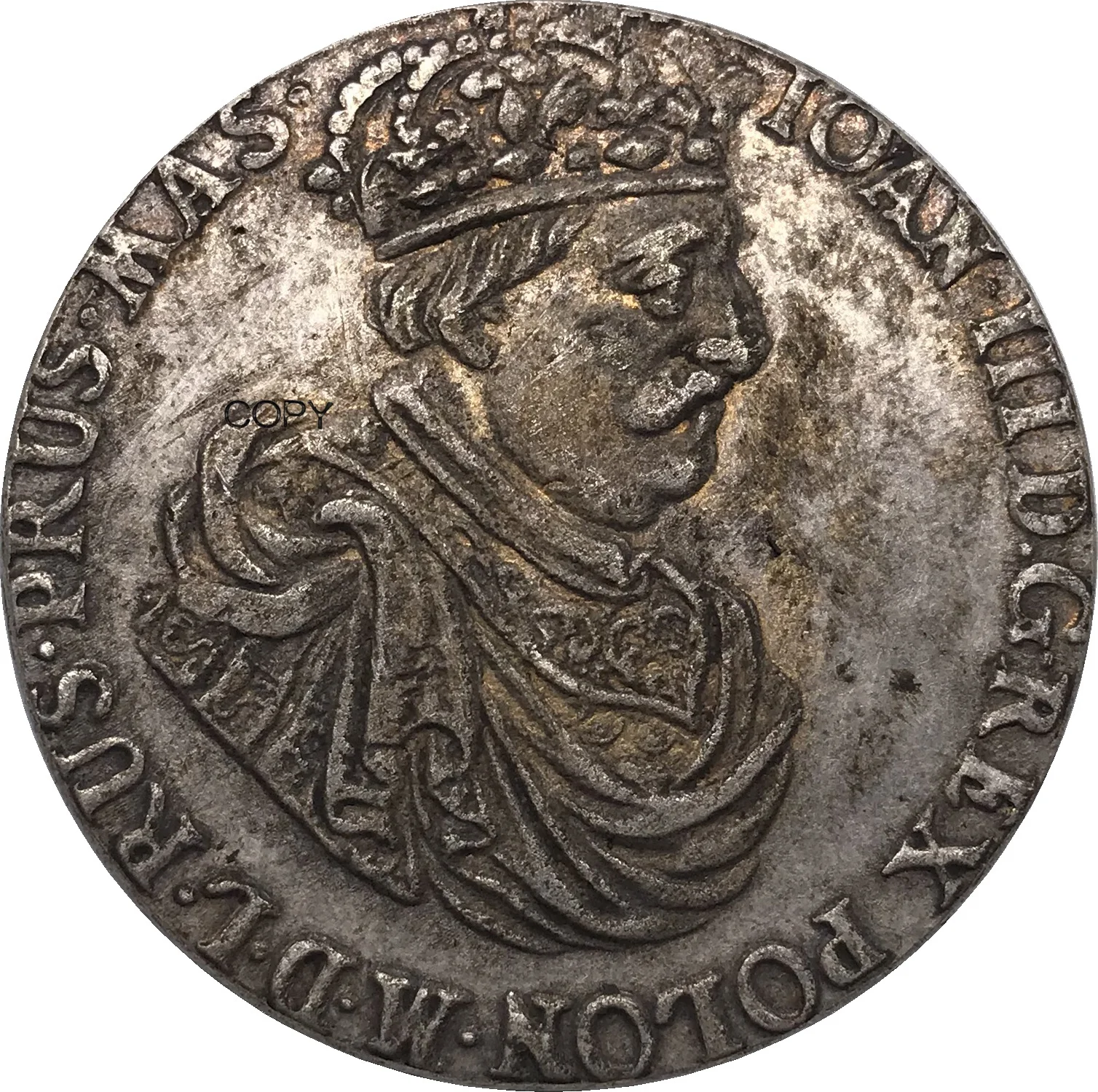 

Полианская монета данзиг Талер Джон III собиэль 1685 серебро 90% пробы копия монеты