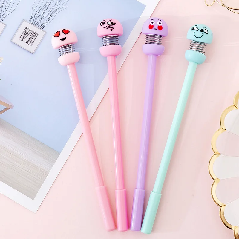 4 шт / комплект весна ручка Kawaii шариковая прекрасный ручки созидательный