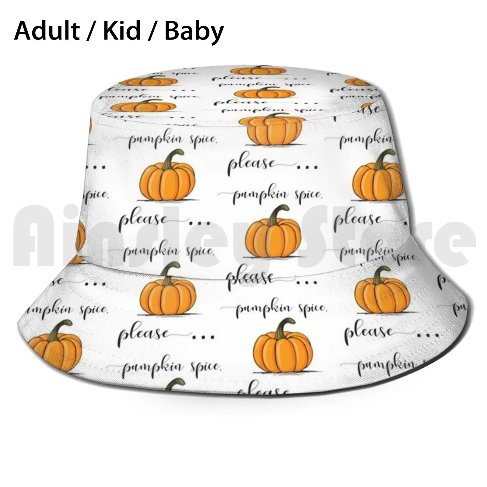 

Тыквенная специя, пожалуйста... Панама для взрослых и детей, детские пляжные шляпы от солнца, тыква, тыква, специи, Осенние осенние вибрирующи...