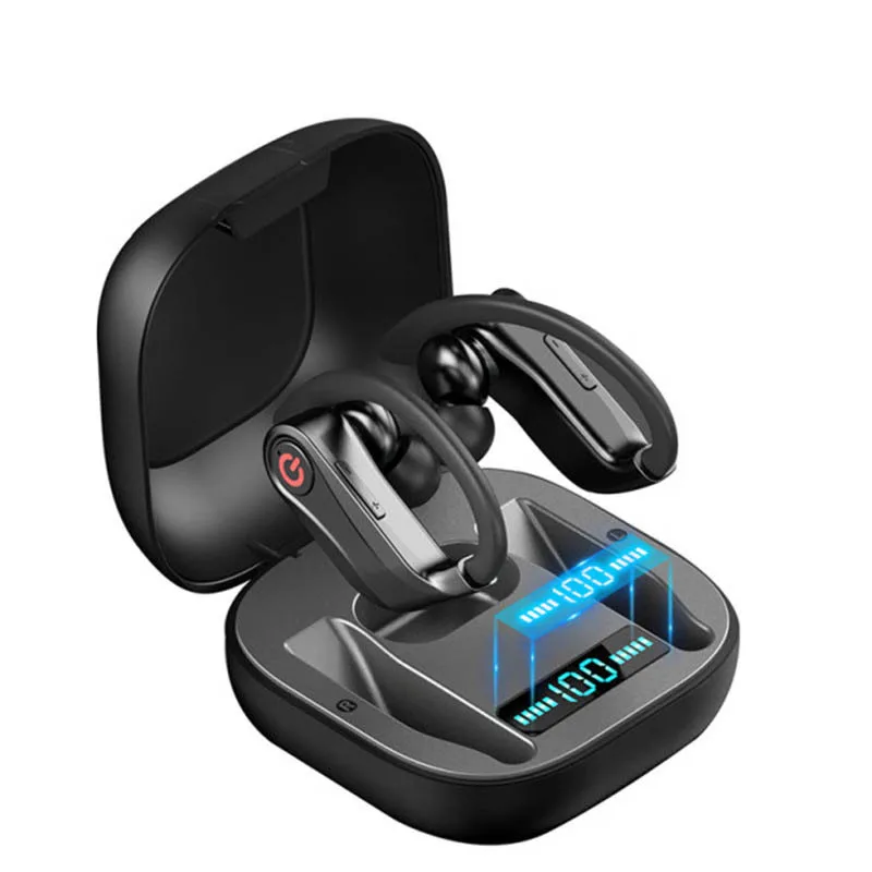 HBQ Профессиональный светодиодный дисплей TWS беспроводные Bluetooth наушники