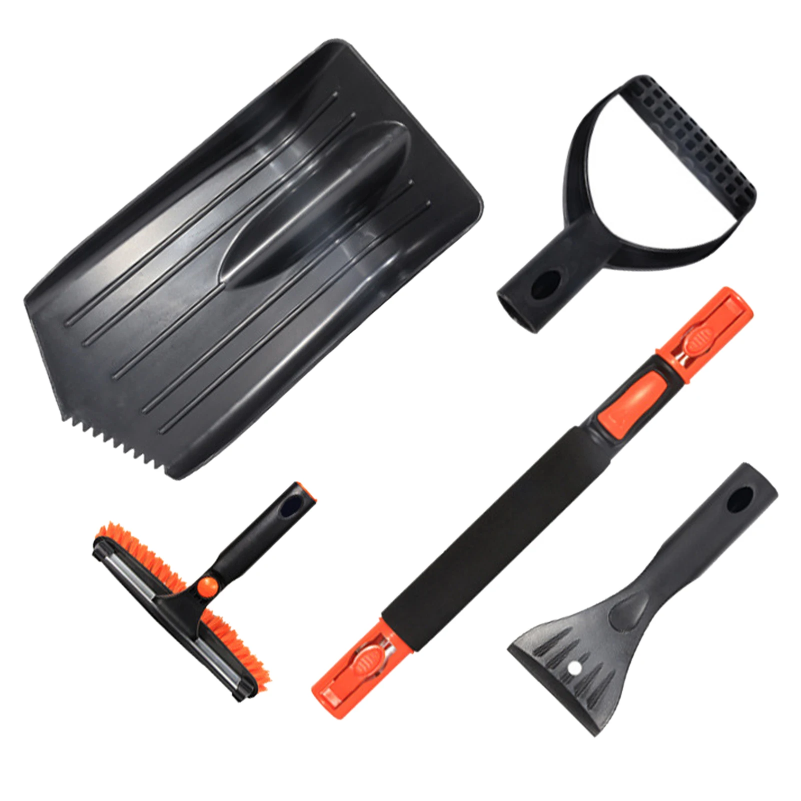 

Multifunctional Snow Shovel Kit For Car Cleaning Tools Emergency Collapsible Easy Use Camping Truck Winter Ice Scraper Brush