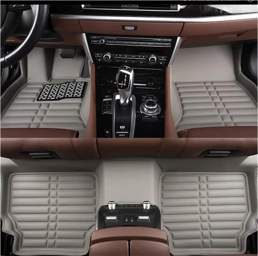 Автомобильные коврики для BMW X1 F48 2016 2017 2018 ног высококачественные новые кожаные с