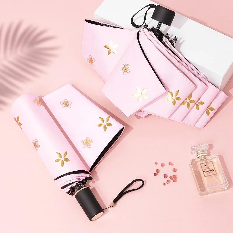 New Fashion Umbrella Rain Adult High Quality Hot Stamping Windproof Folding Double Layer Sun Protection Parasol | Дом и сад