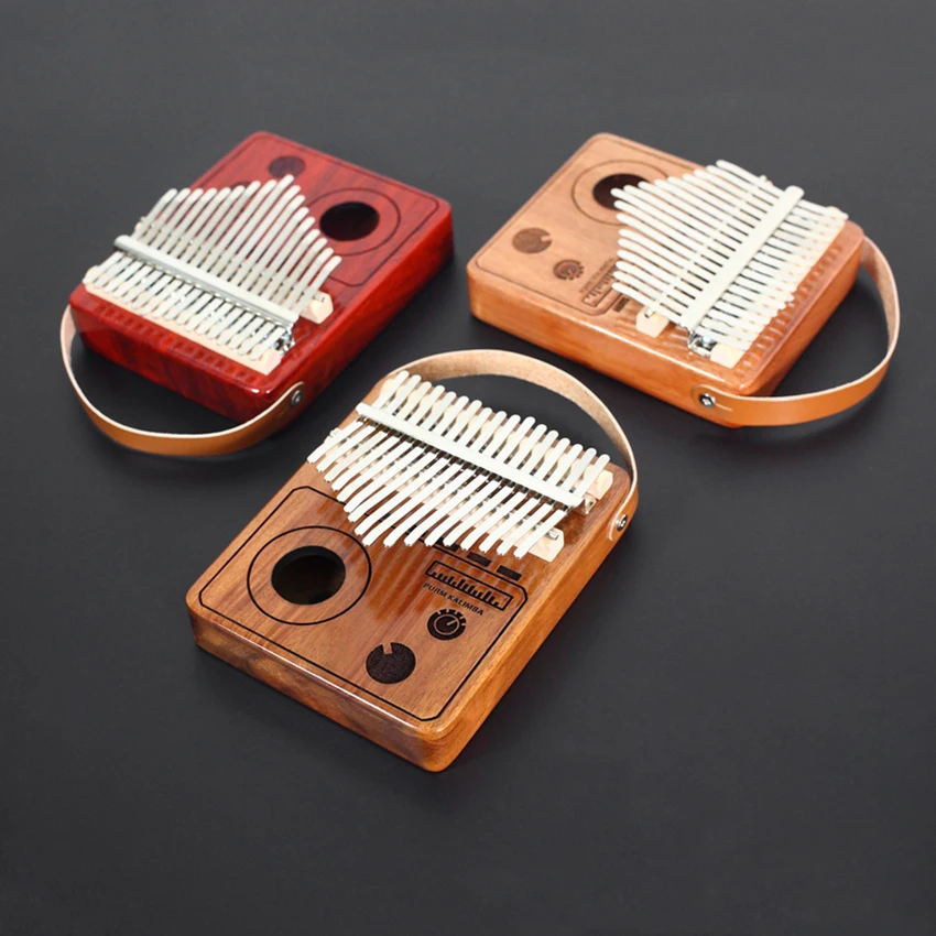 17 клавиш Kalimba большой палец пианино портативный Деревянный Твердый корпус