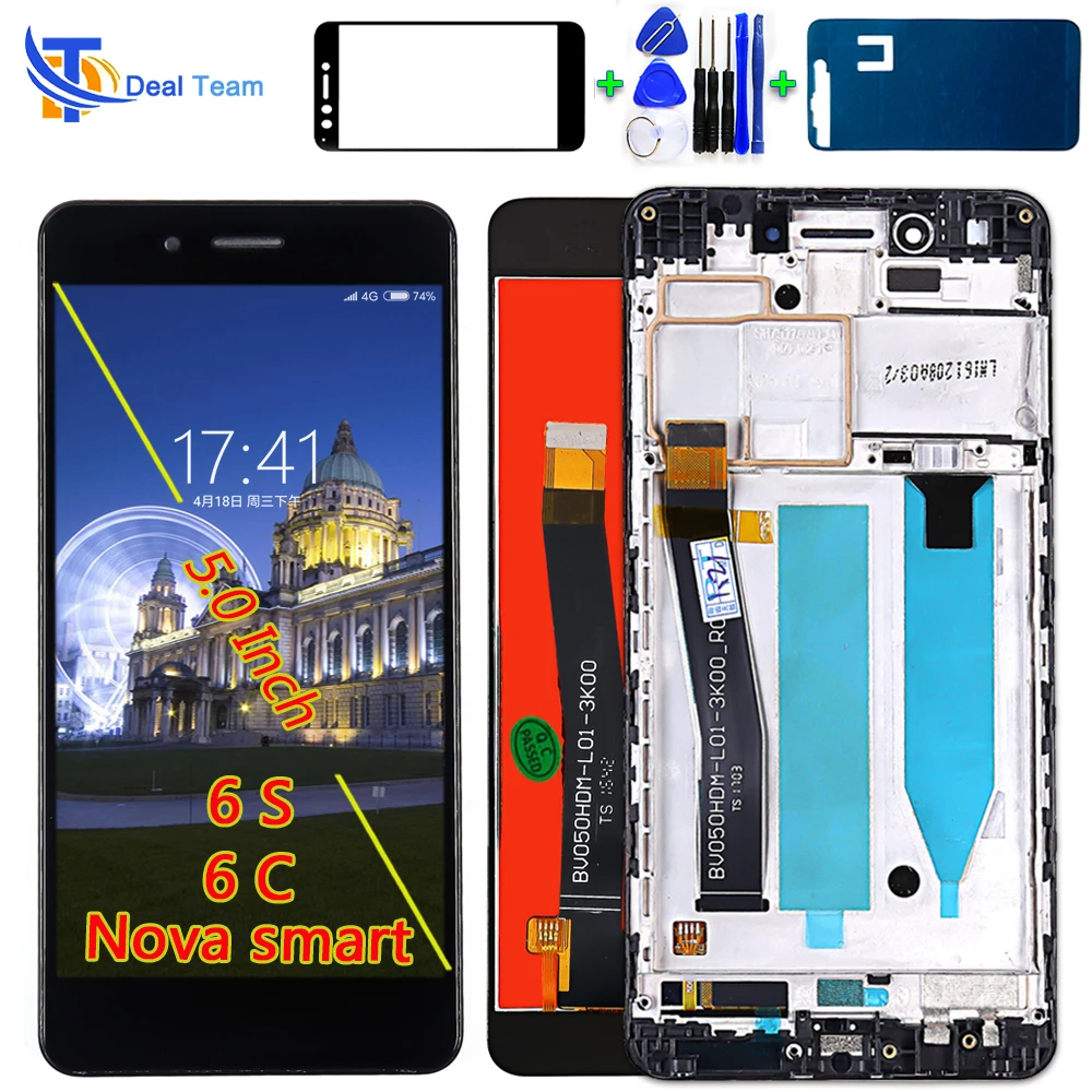 Сделка команда ЖК дисплей для Huawei Nova Smart 5 0 дюймов сенсорный экран дигитайзер