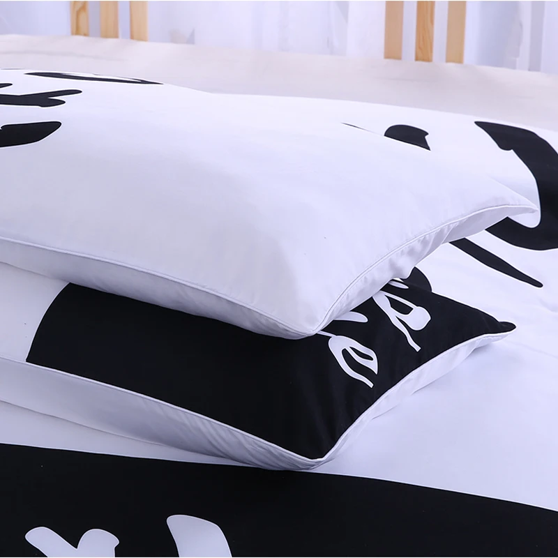 His&ampher Side Home Textile Europe and the European three set bedding printing quilt couple oversized comfortable no bed linen | Дом и сад