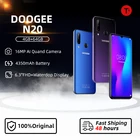 Смартфон DOOGEE N20, экран 6,3 дюйма FHD +, тройная Основная камера 16 Мп, 64 ГБ + 4 Гб, Восьмиядерный процессор, 4350 мА  ч, LTE