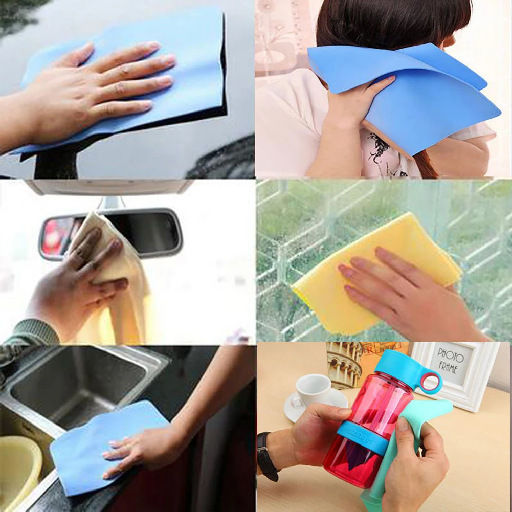 

Car Wash Towel Cleaner Microfiber Car Detailing Cleaning Magic Cloth Dry Towel Synthetic Chamois Leather Goods Auto Care Home