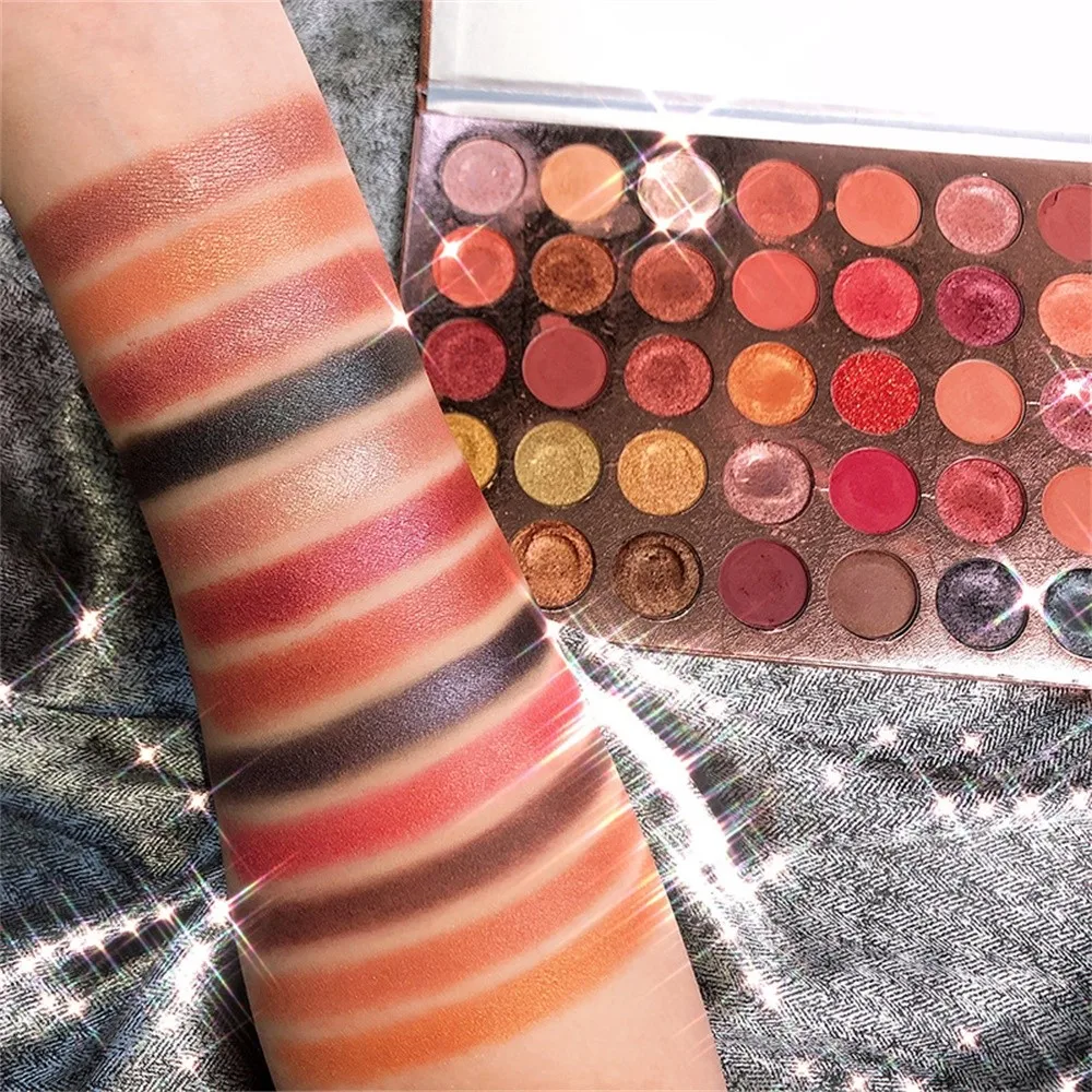 35 блестящие тени для макияжа мерцающие Пудровые алмазные век осветитель макияж