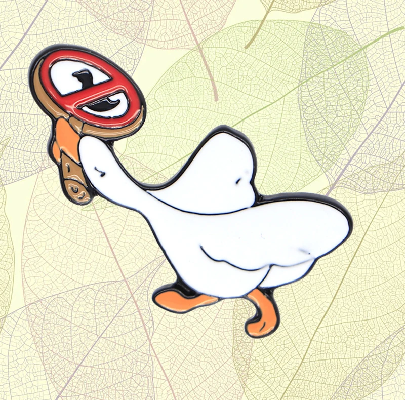30 шт./лот заколки для рюкзака Be Goose Do Define белые эмалированные лацканов в виде