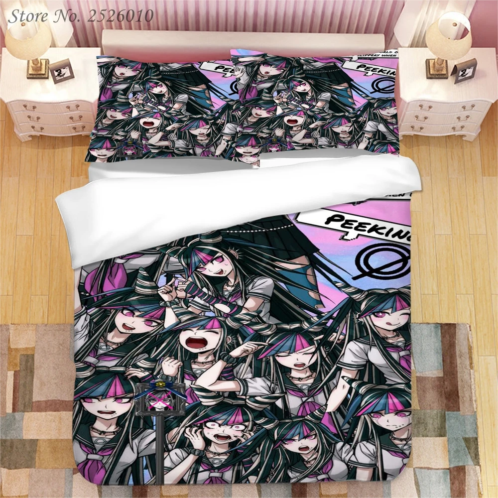 

Game Anime Hiyoko X Ibuki 3D Printed Bedding Set King Duvet Cover Pillow Case Comforter Cover Bedclothes Bed Linens 04