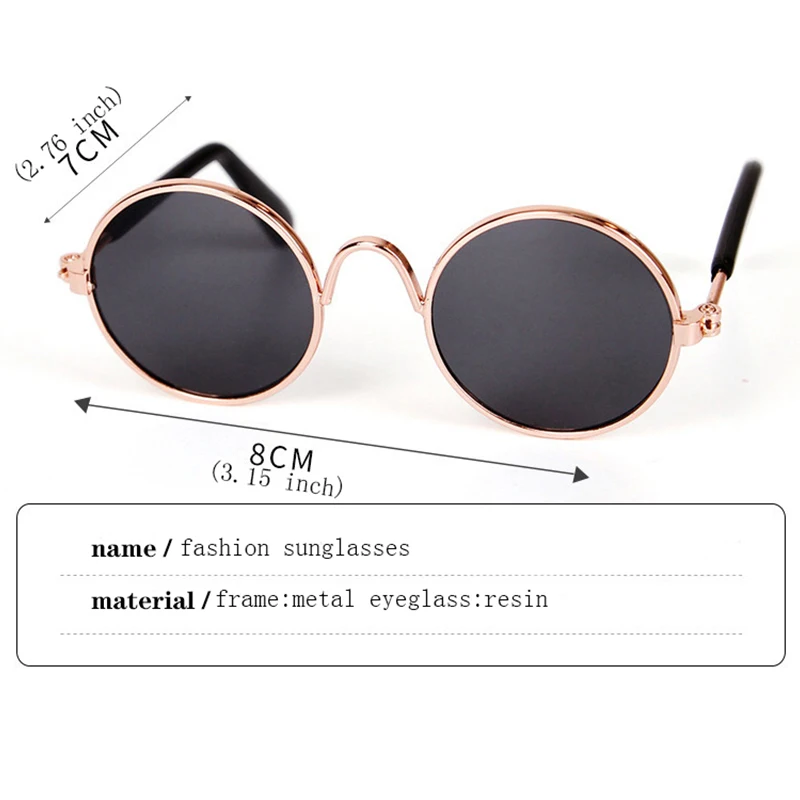 

Cool Fashion Cute Cats Sunglasses Eye-wear For Small Dog Puppy Kitten Kitty Solid Funny Glasses Accessories Pet Products