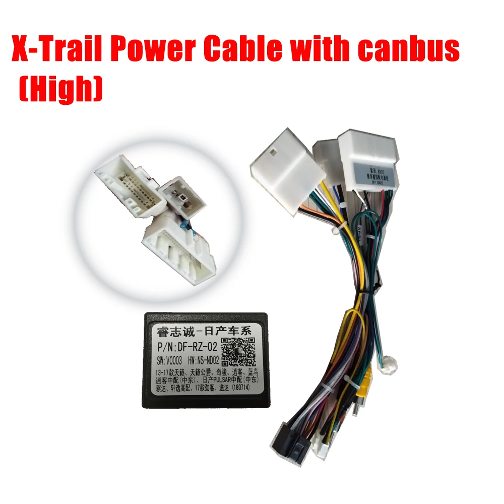 Android радио автомобильные аксессуары жгут проводов адаптер 16Pin разъем для Nissa n Qashqai