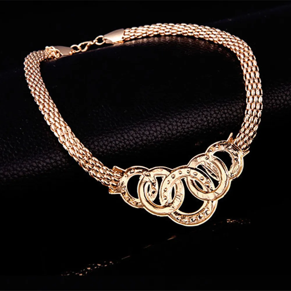 Комплект ювелирных изделий для женщин комплект из серег и браслета кольца стразы