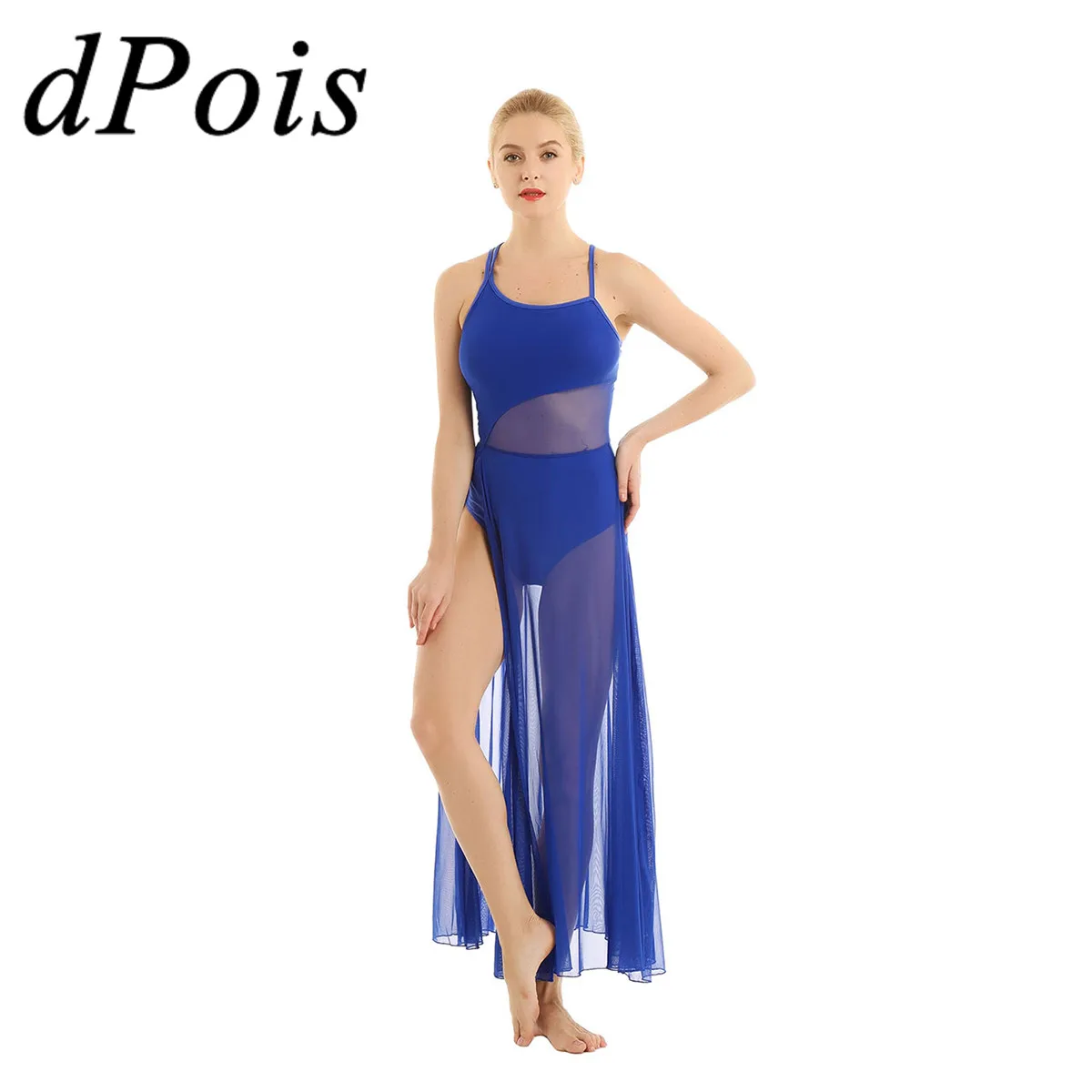 DPOIS женское балетное платье для танцев Дамское гимнастическое трико хлопковая