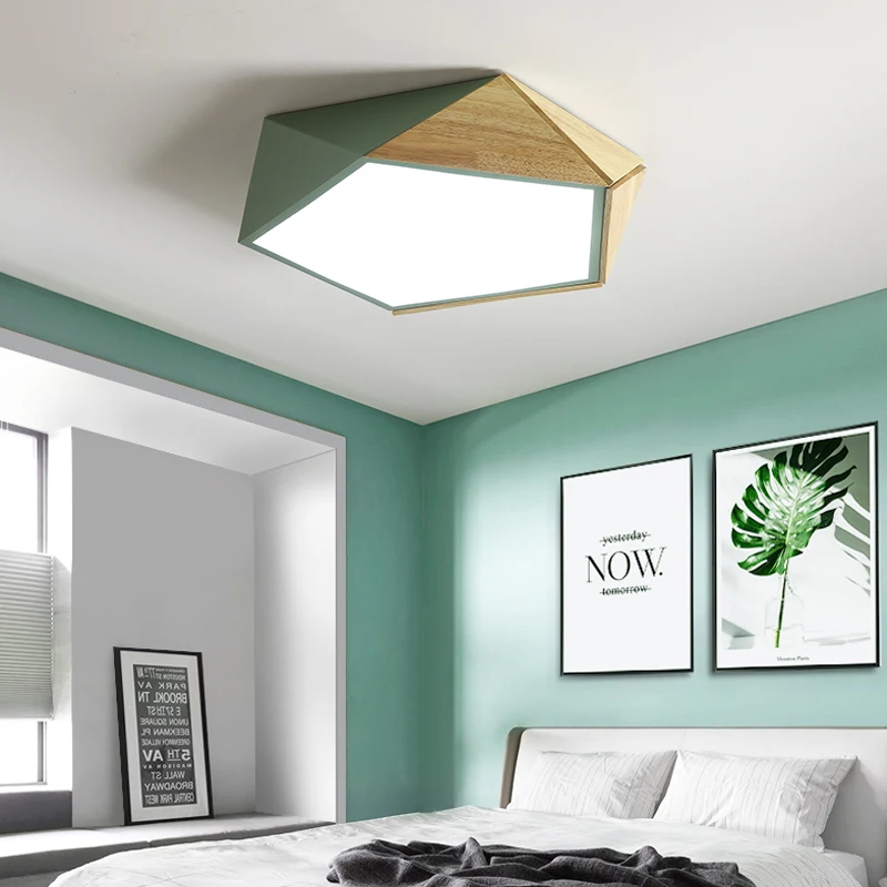 

Geometry chandelier Ceiling for home lights living room Modern pendant Kitchen indoor panel bedroom corridor hanging decorative